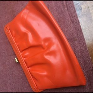 Vintage Orange Clutch